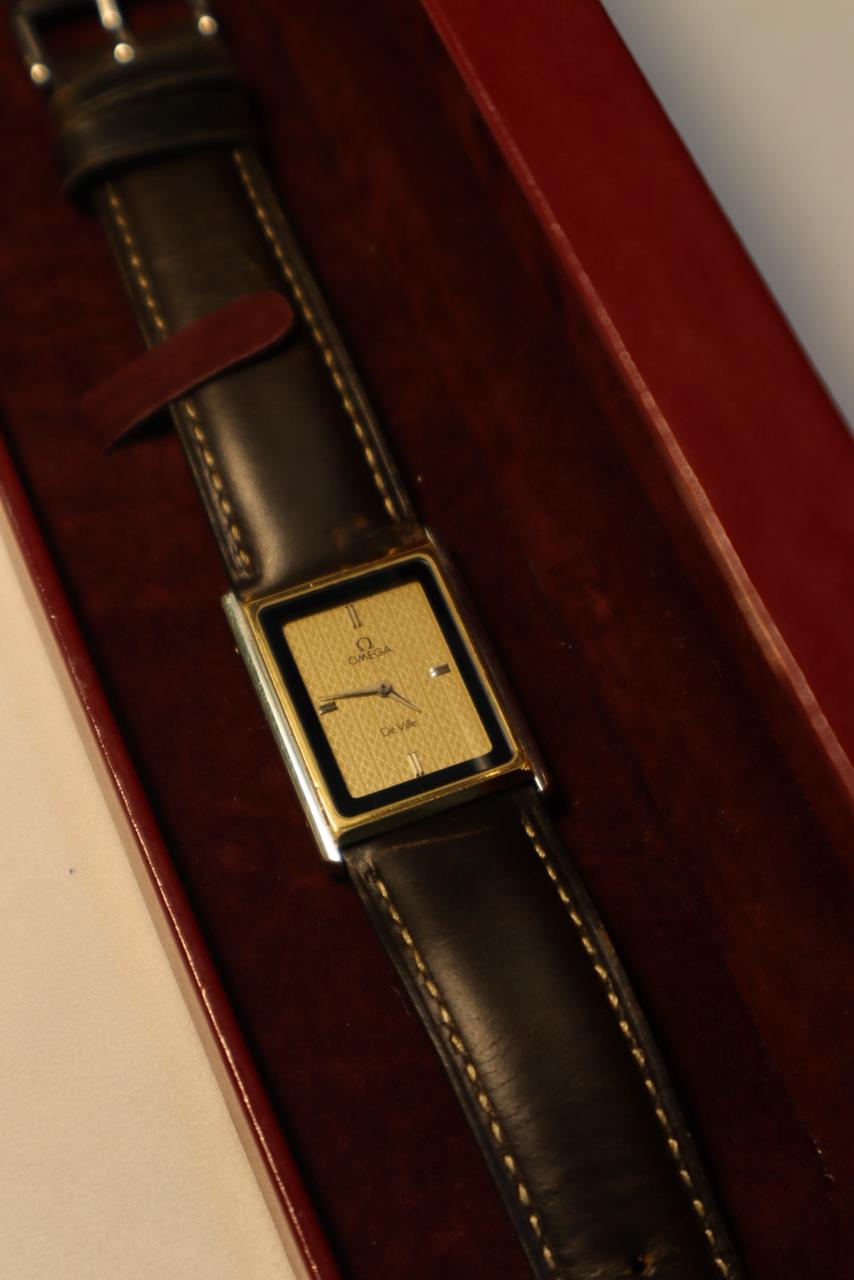 Vintage OMEGA Ω De Ville Tank “Opera” Honeycomb Dial 🍯