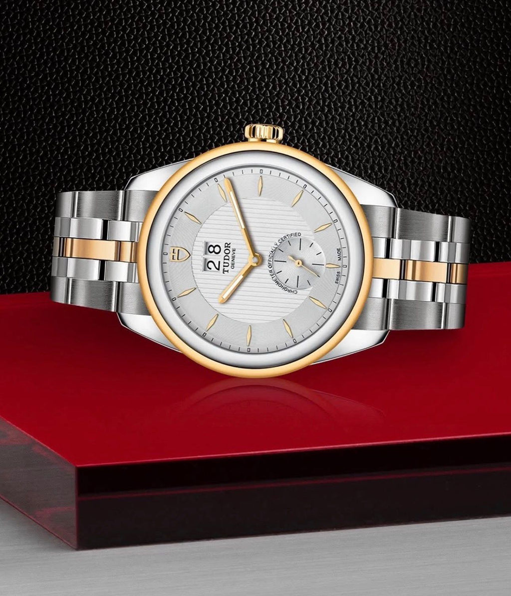 Tudor Glamour Double Date 18k Gold &amp; Steel ✨