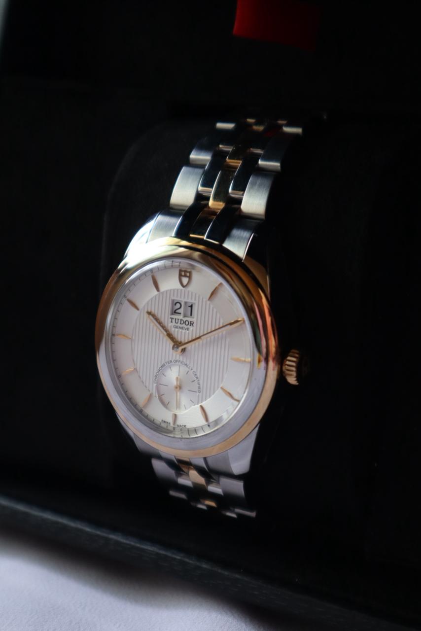 Tudor Glamour Double Date 18k Gold &amp; Steel ✨