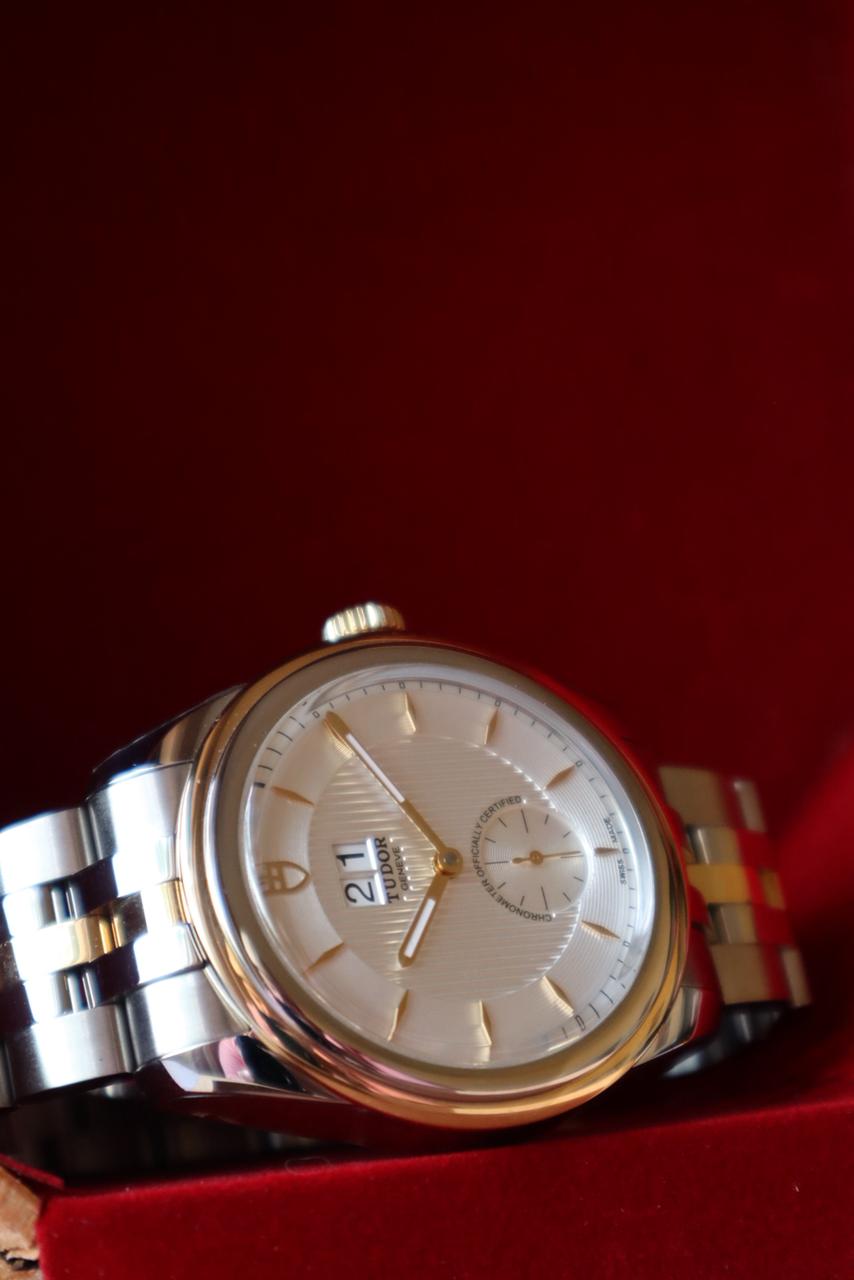 Tudor Glamour Double Date 18k Gold &amp; Steel ✨