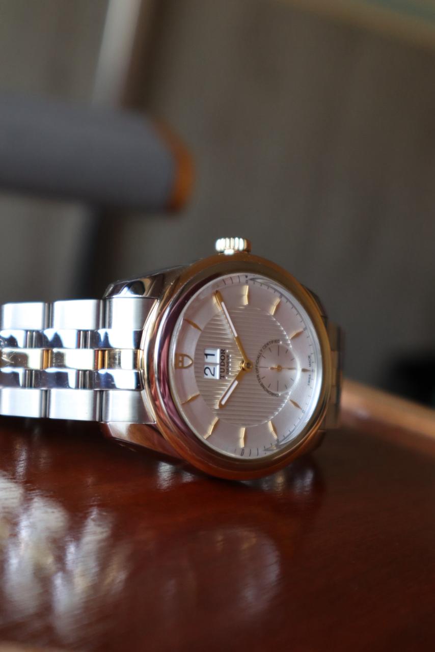 Tudor Glamour Double Date 18k Gold &amp; Steel ✨