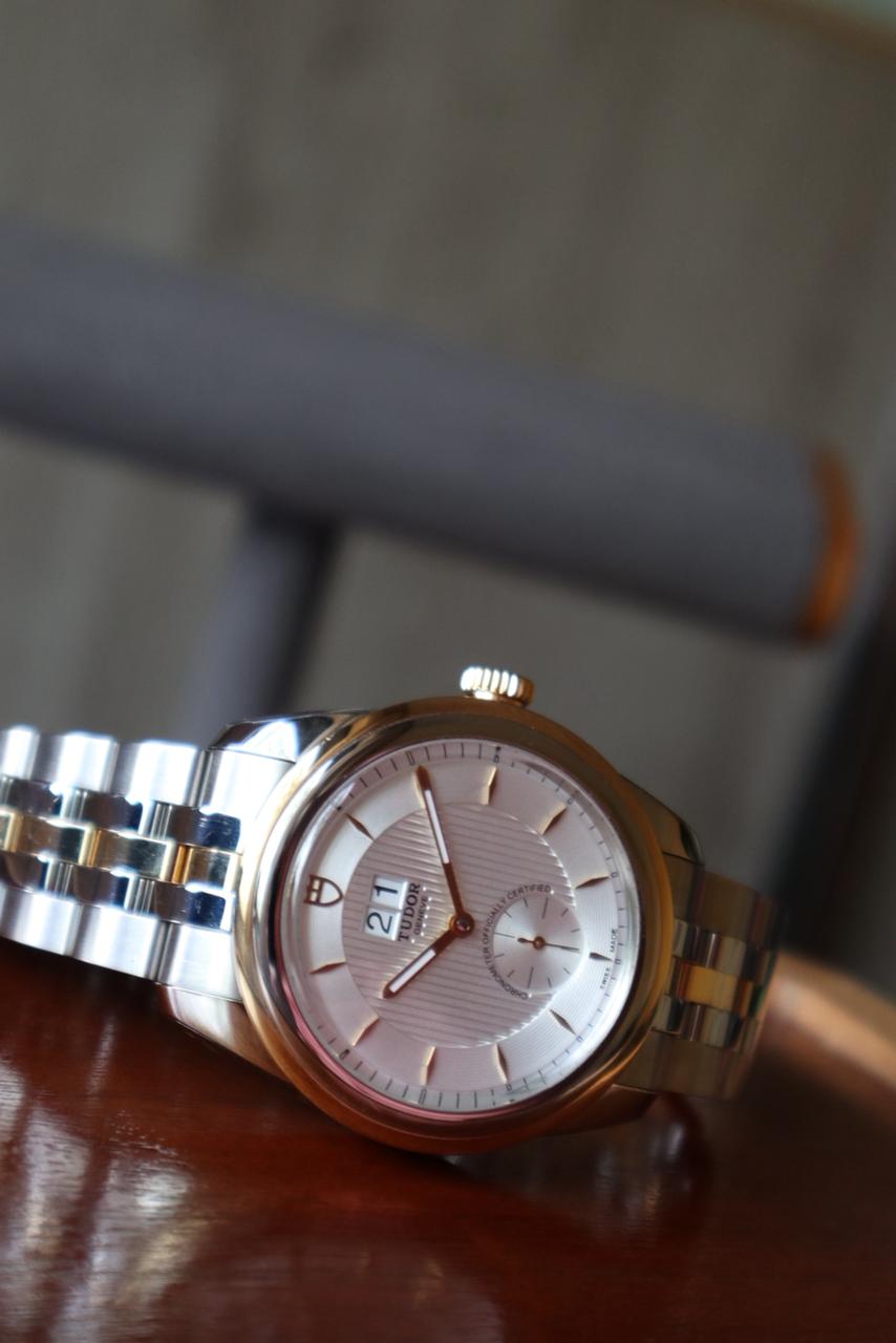 Tudor Glamour Double Date 18k Gold &amp; Steel ✨
