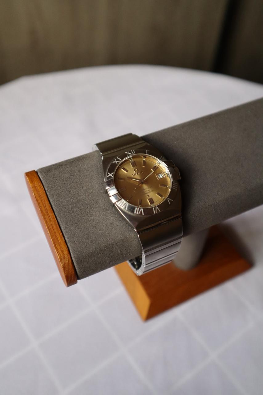 OMEGA CONSTELLATION DOUBLE-EAGLE 38mm ~ Unique Dial 💛