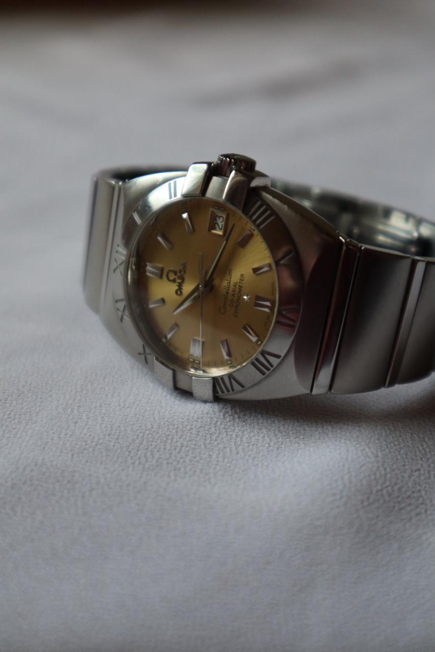 OMEGA CONSTELLATION DOUBLE-EAGLE 38mm ~ Unique Dial 💛