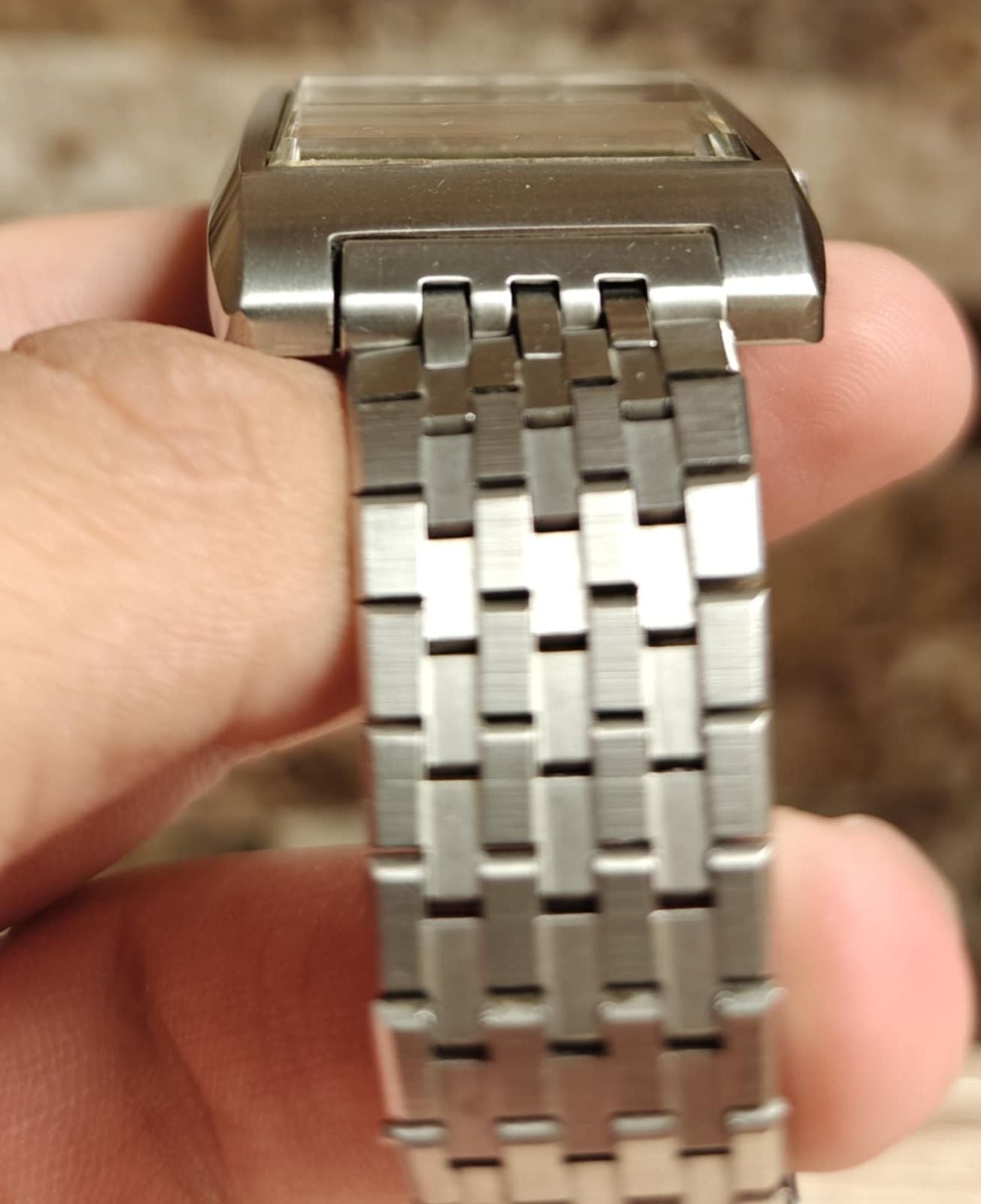 Rare 1970’s King Seiko 56 Square 🇯🇵 featuring a very beautiful “Cut Glass Bracelet”