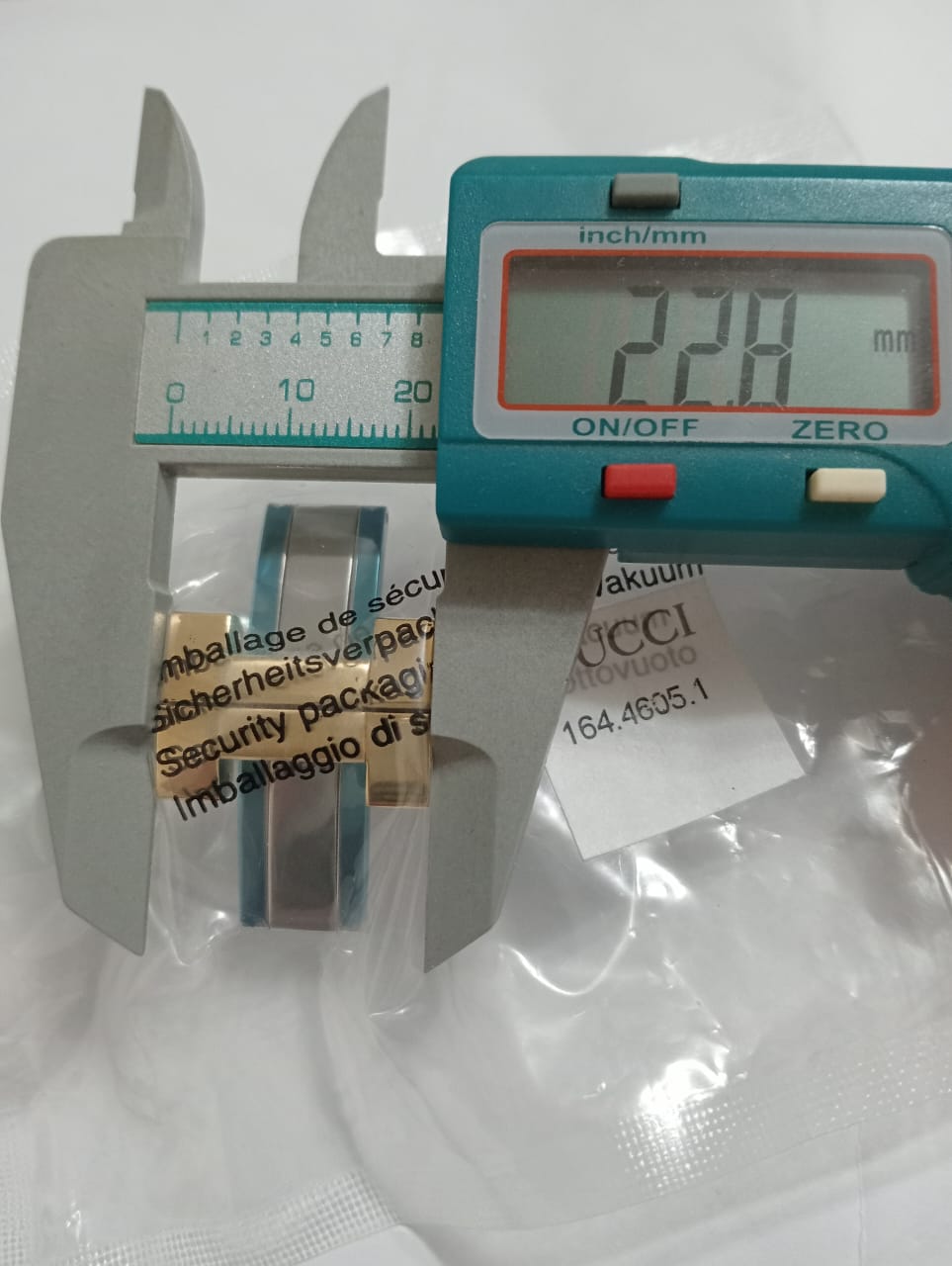 GUCCI ORIGINAL CLASP PART.164.4605.1/22mm/PRICE FOR ONE CLASP