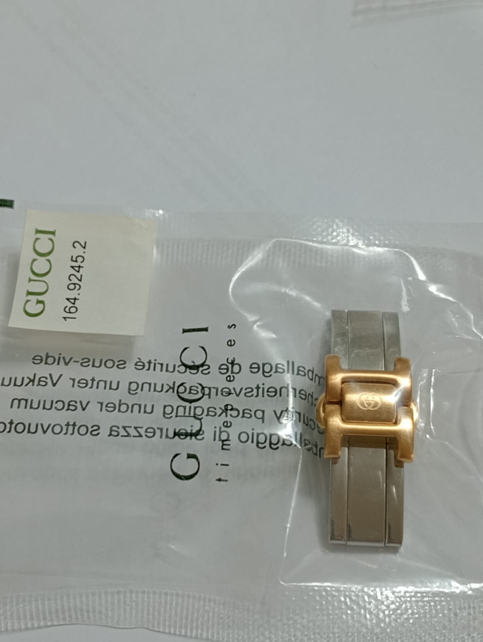 GUCCI ORIGINAL CLASP PART.164.9245.2/12mm/PRICE FOR ONE CLASP