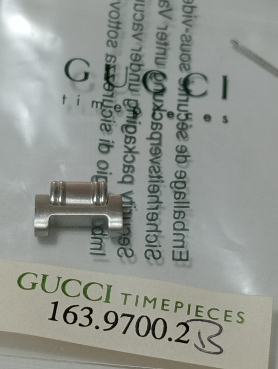 GUCCI ORIGINAL ATTACHMENT PART.163.9700.2/PRICE FOR ONE ATTACHMENT