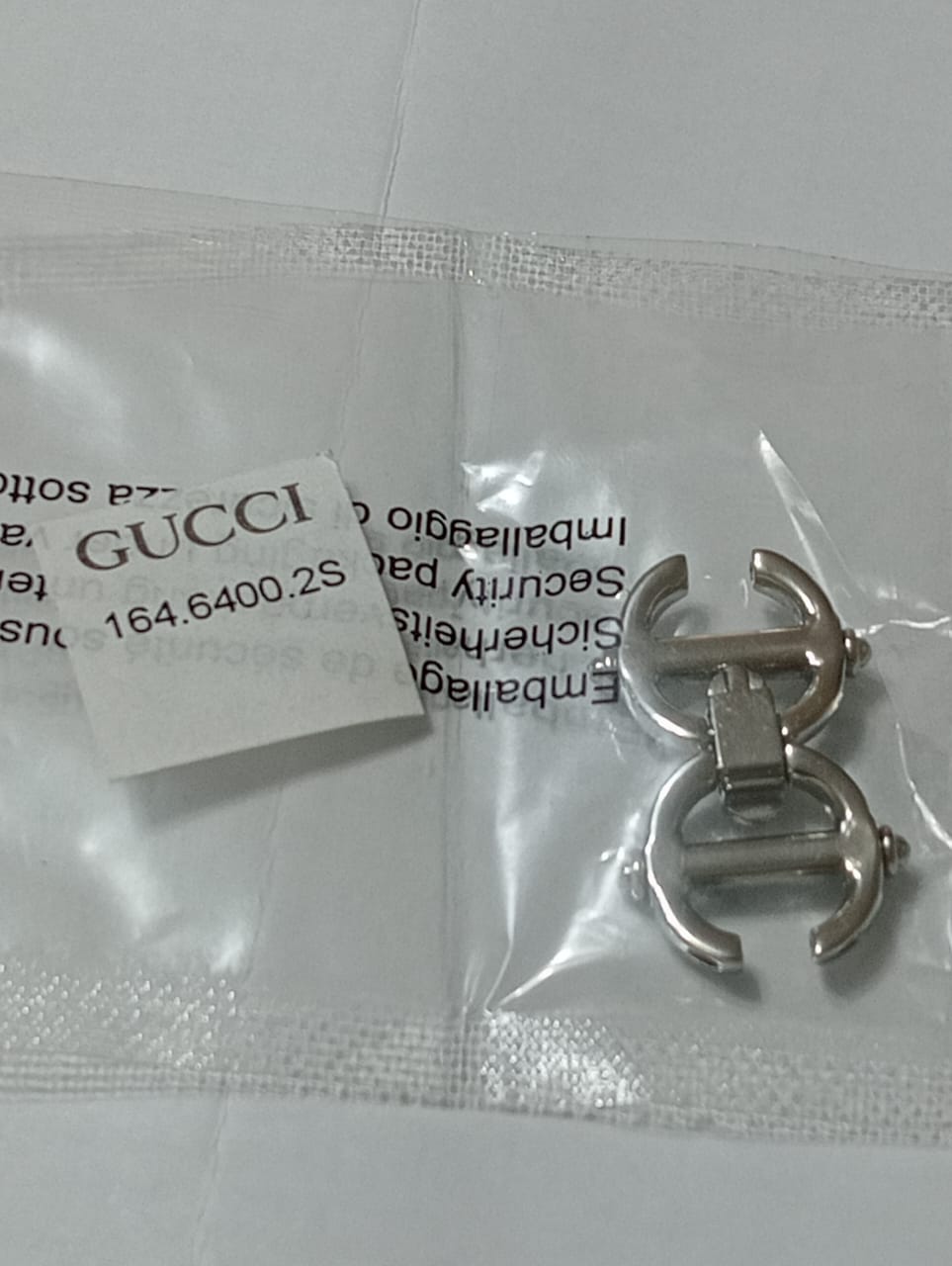 GUCCI ORIGINAL CLASP PART.164.6400.2S/PRICE FOR ONE CLASP