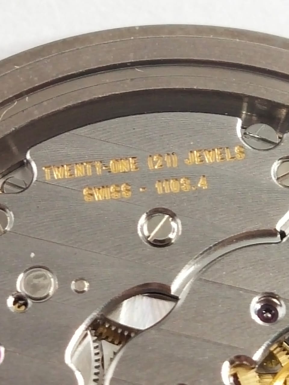 Bulgari Pour Receiver Movement cal. 1103.4 With dial, with hands, with movement holder / Complete work