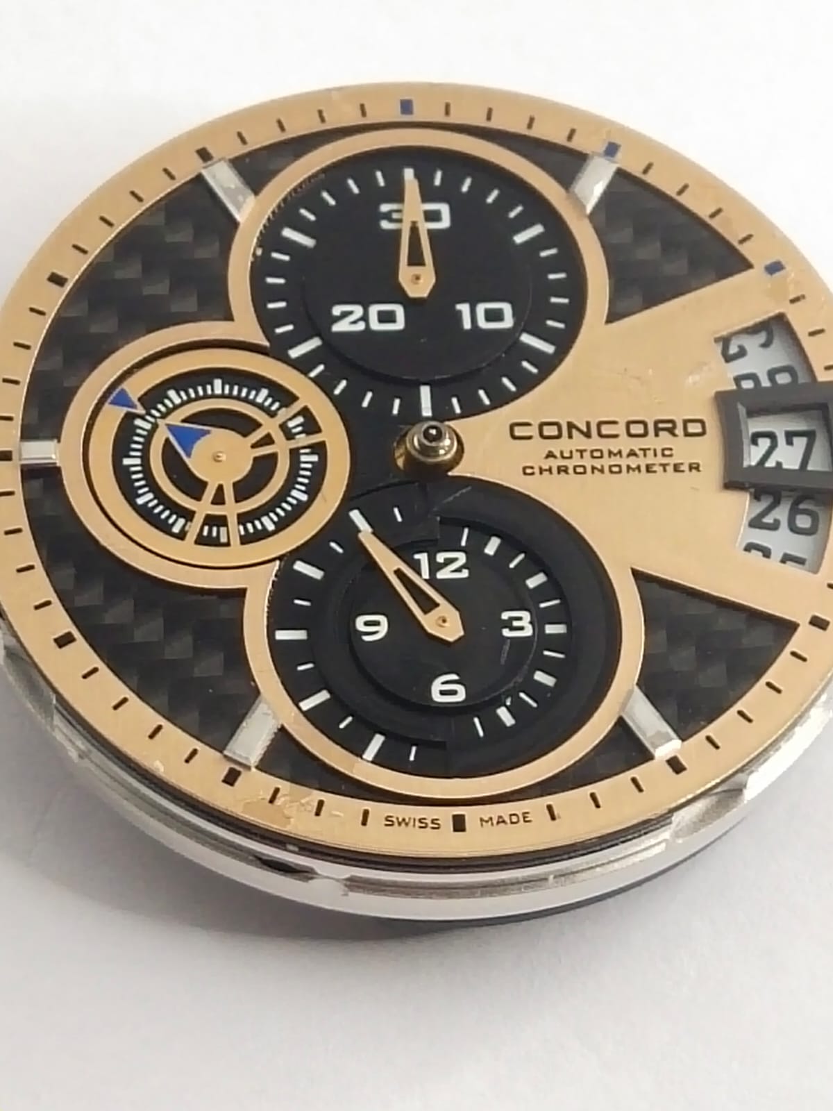 ETA 7750/C3382 movement, large size... Works with Chopard movements, Concorde movements, and other models with dials and small hands... Full functionality