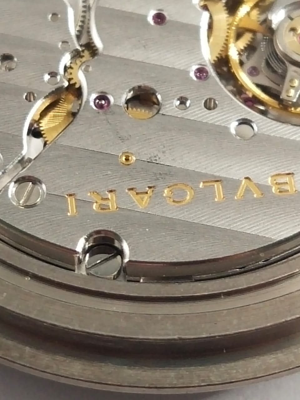 Bulgari Pour Receiver Movement cal. 1103.4 With dial, with hands, with movement holder / Complete work