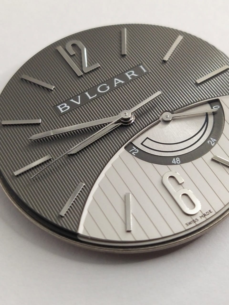 Bulgari Pour Receiver Movement cal. 1103.4 With dial, with hands, with movement holder / Complete work