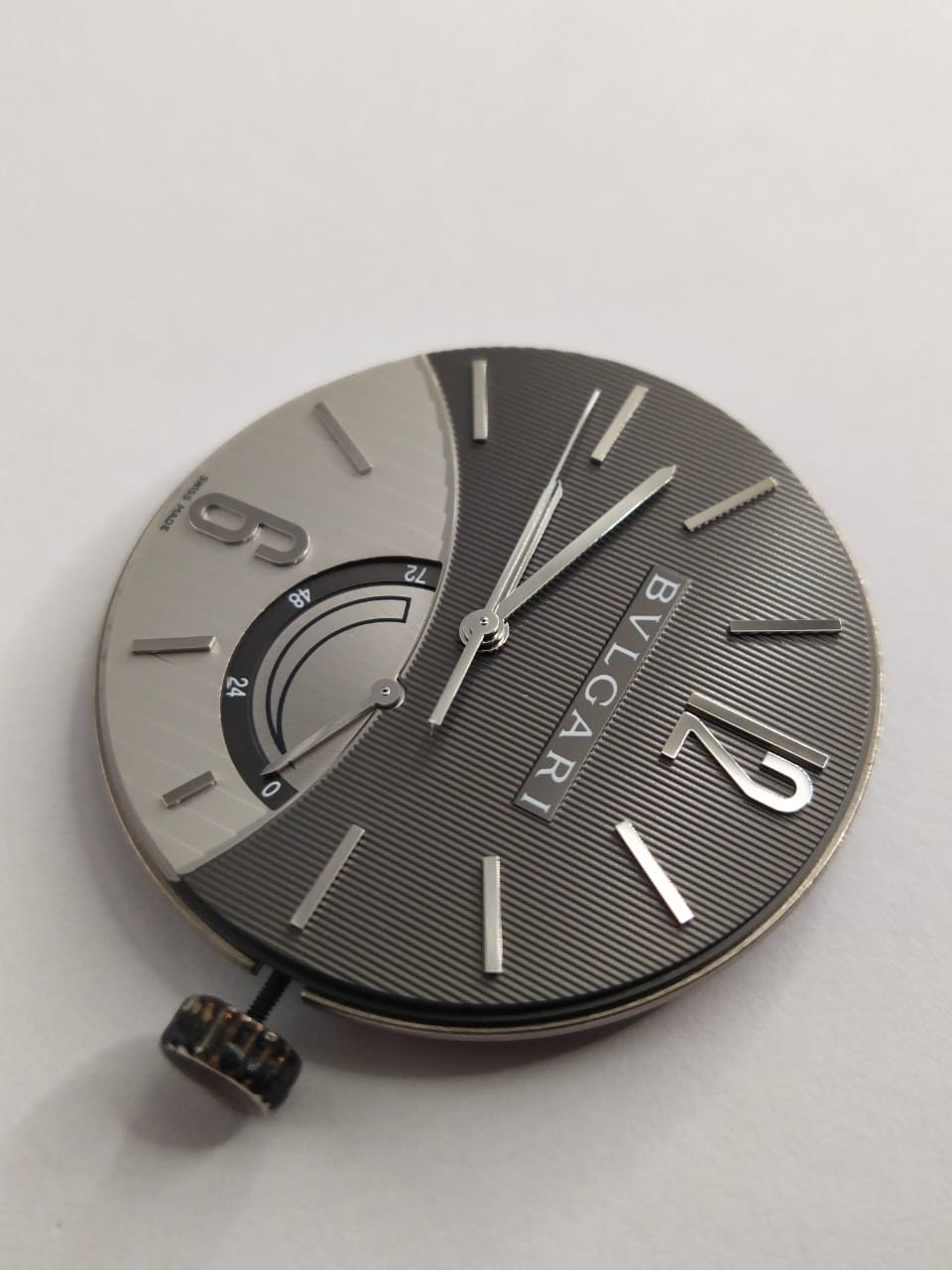 Bulgari Pour Receiver Movement cal. 1103.4 With dial, with hands, with movement holder / Complete work