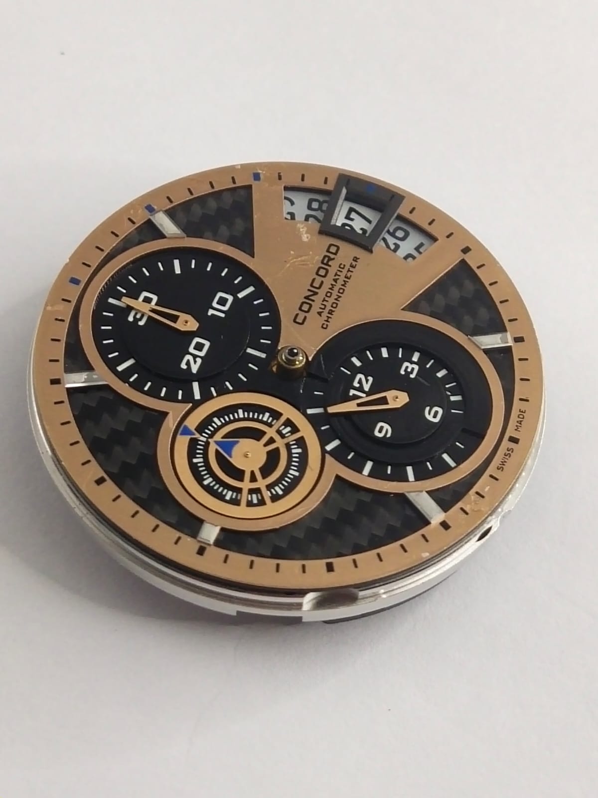 ETA 7750/C3382 movement, large size... Works with Chopard movements, Concorde movements, and other models with dials and small hands... Full functionality