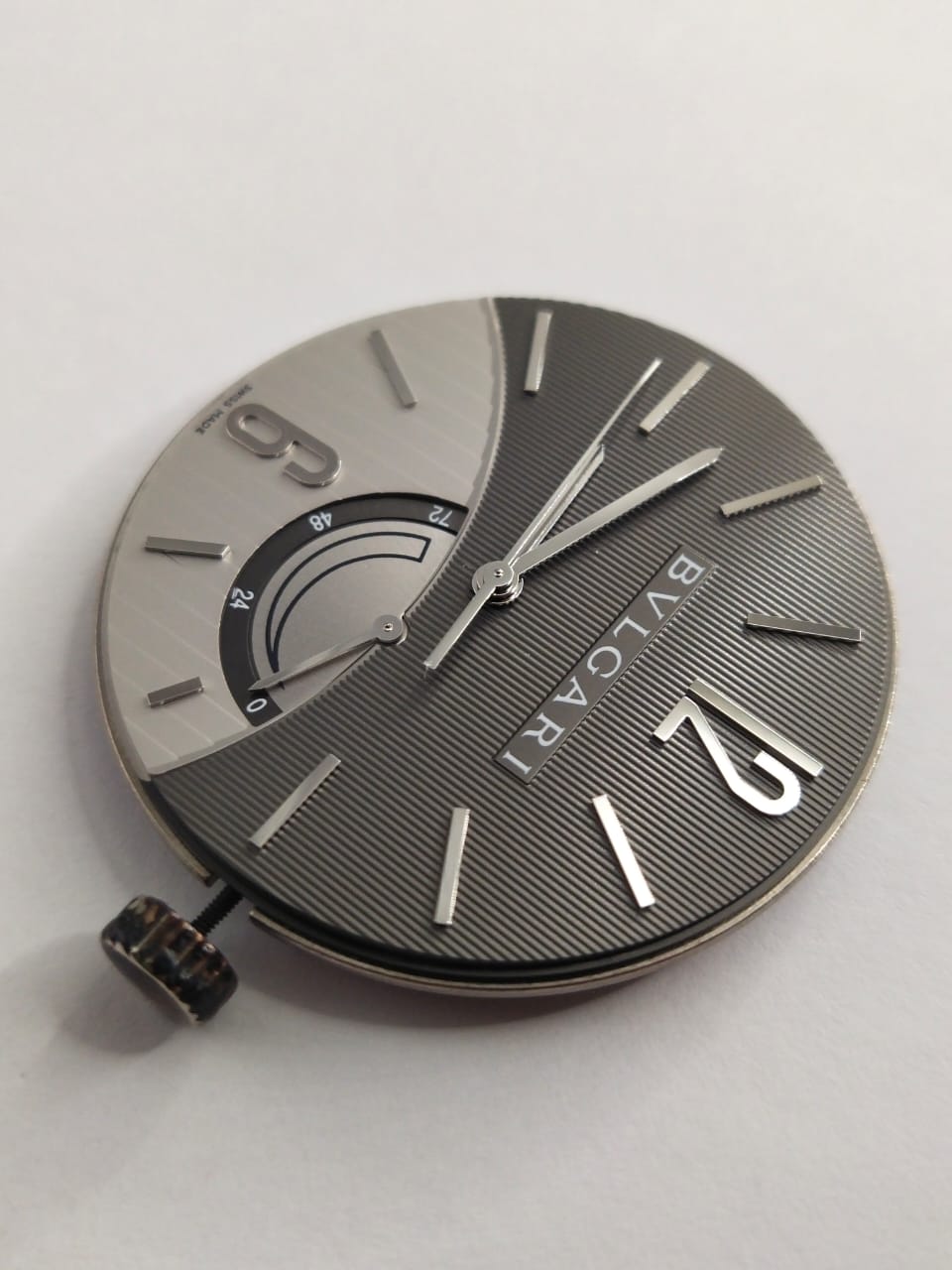 Bulgari Pour Receiver Movement cal. 1103.4 With dial, with hands, with movement holder / Complete work