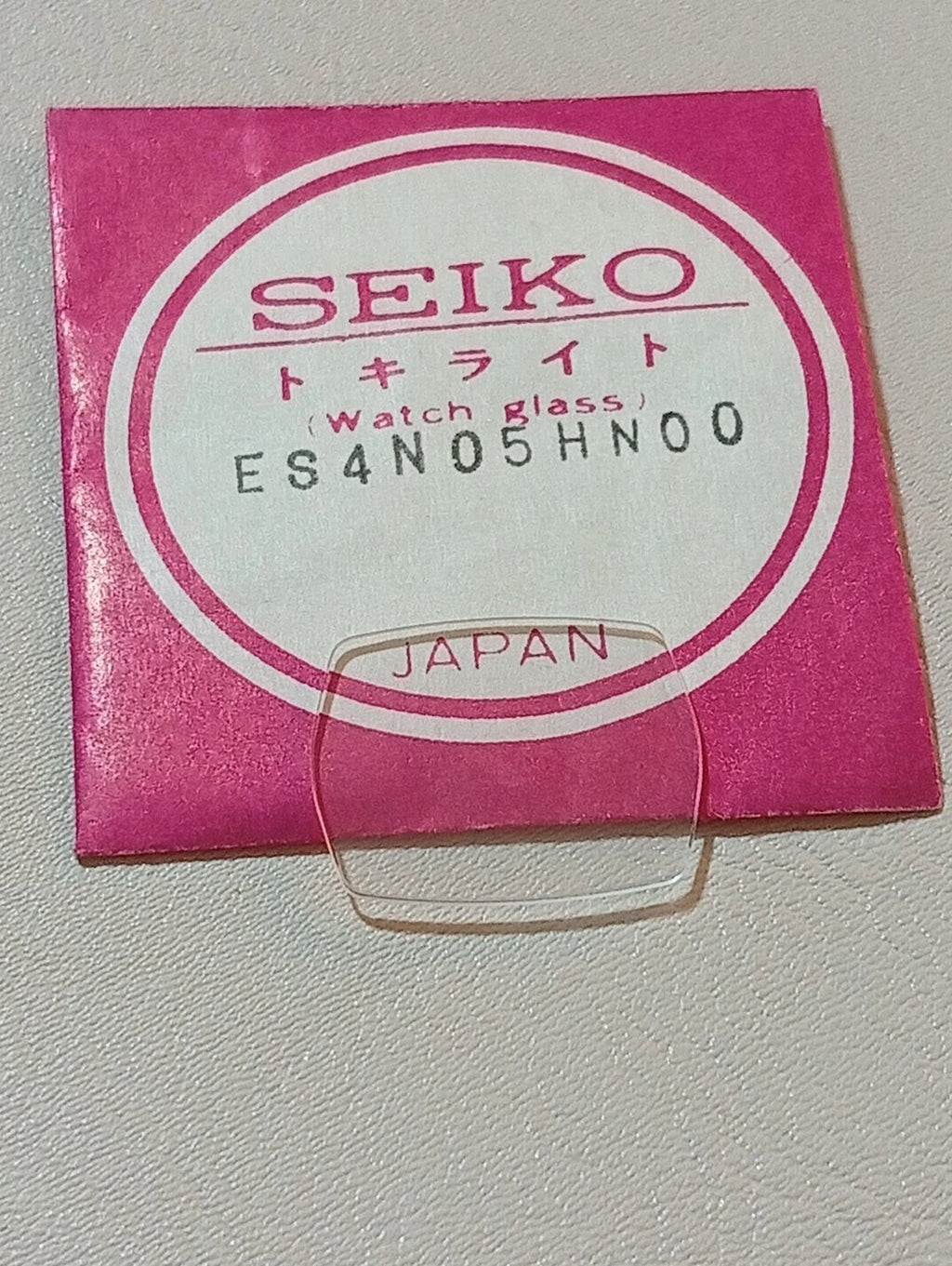 Seiko GLASS ES4N05HN00 Glass Crystal Glass Original NOS