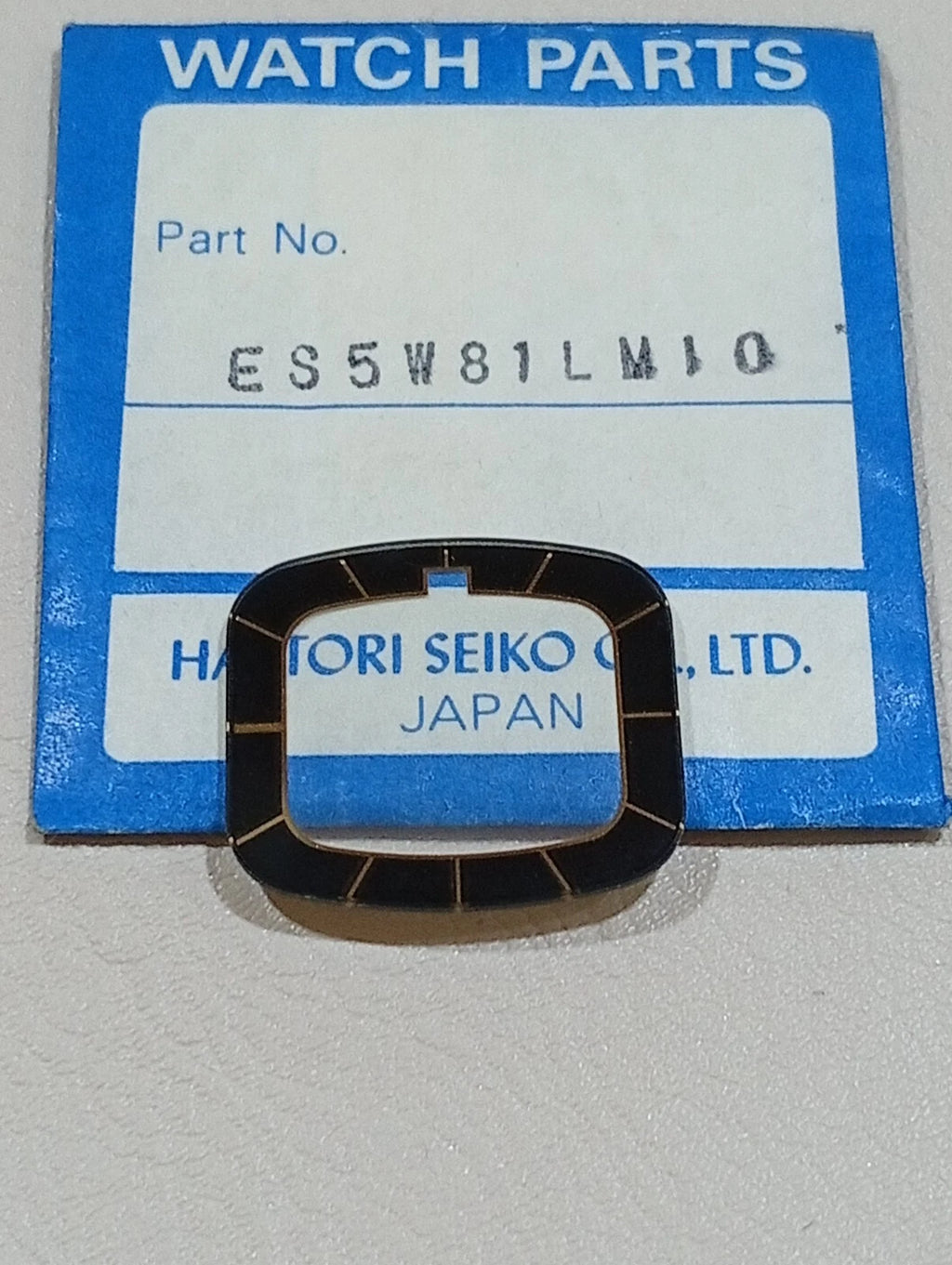 Seiko ES5W81LM10 Glass Crystal Glass Original NOS