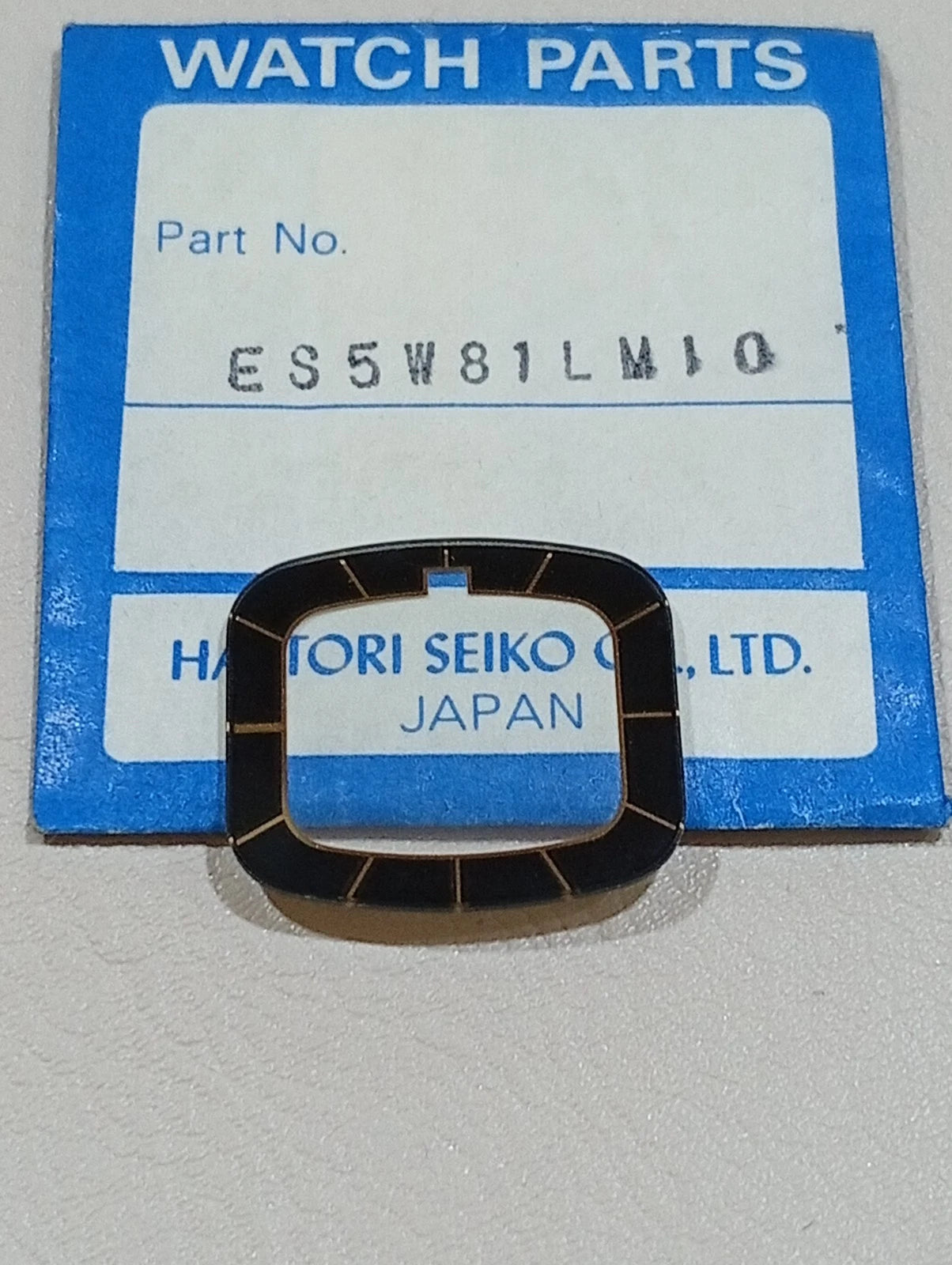 Seiko ES5W81LM10 Glass Crystal Glass Original NOS