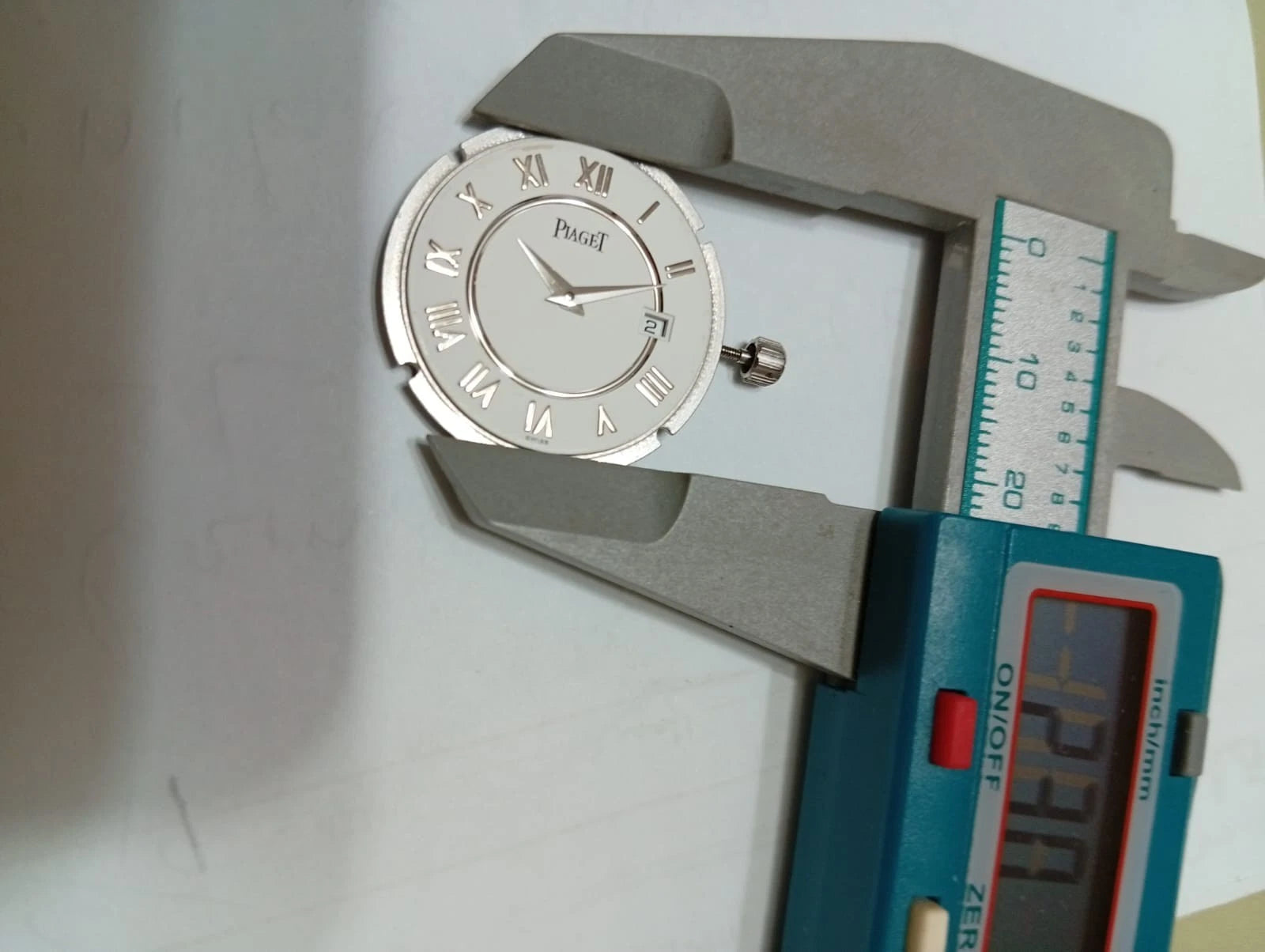 PIAGET MOVEMENT CAL.256P WITH DAIL & HANDS / CROWN WHITE GOLD FULL WORK