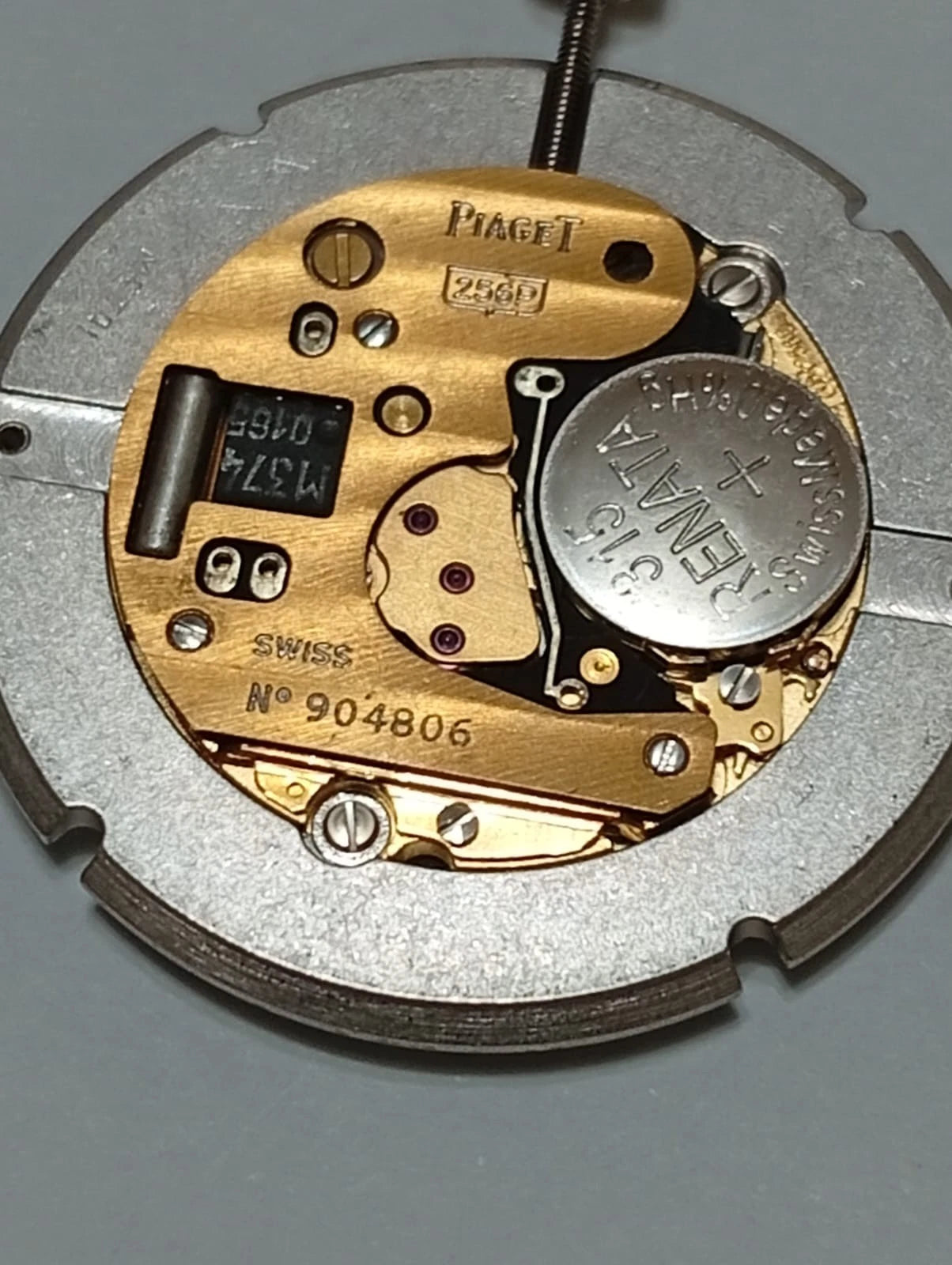 PIAGET MOVEMENT CAL.256P WITH DAIL & HANDS / CROWN WHITE GOLD FULL WORK