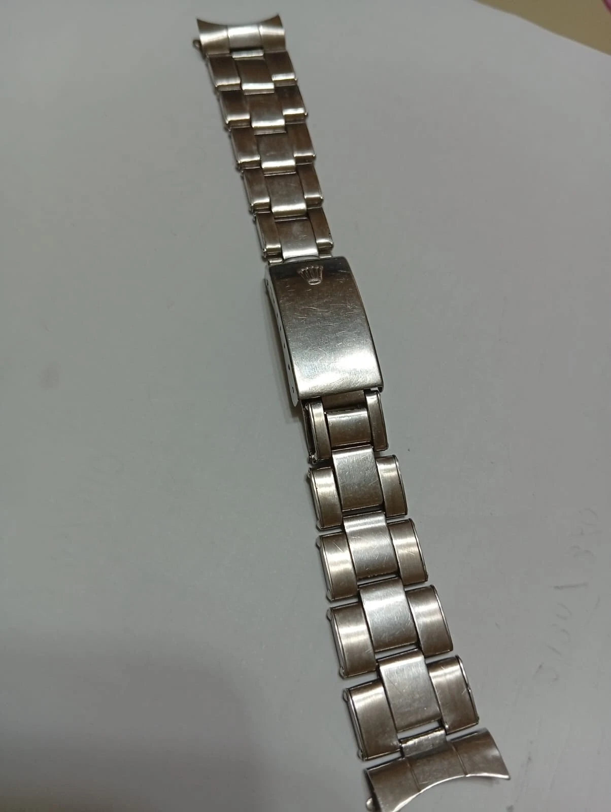 Rolex Precision Oysterdate 6694 19mm Riveted Bracelet Endlink 60