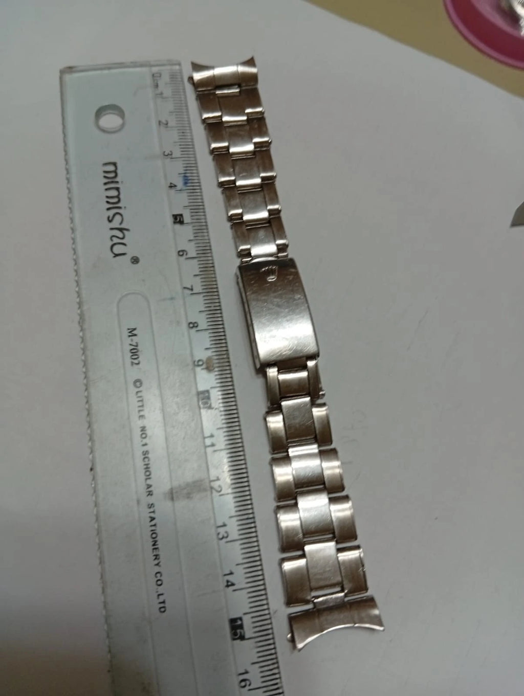 Rolex Precision Oysterdate 6694 19mm Riveted Bracelet Endlink 60