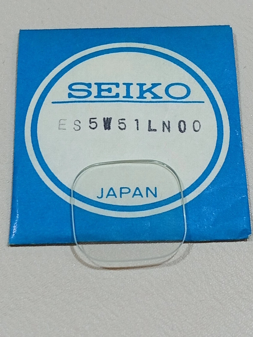 Seiko ES5W51LN00 Glass Crystal Glass Original NOS