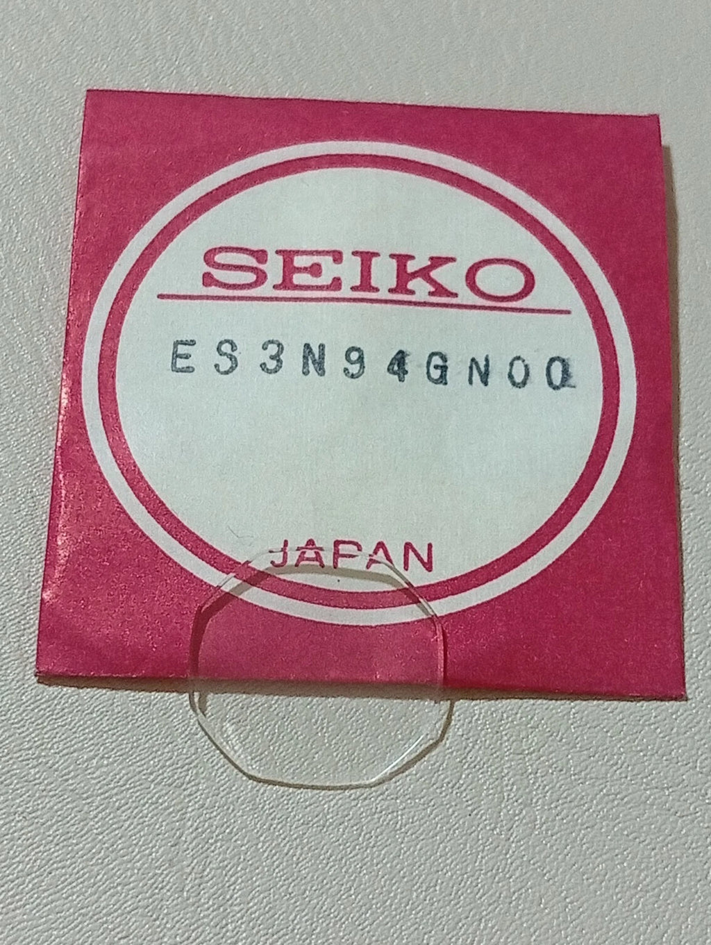 Seiko GLASS Genuine Crystal ES3N94GN00 NOS