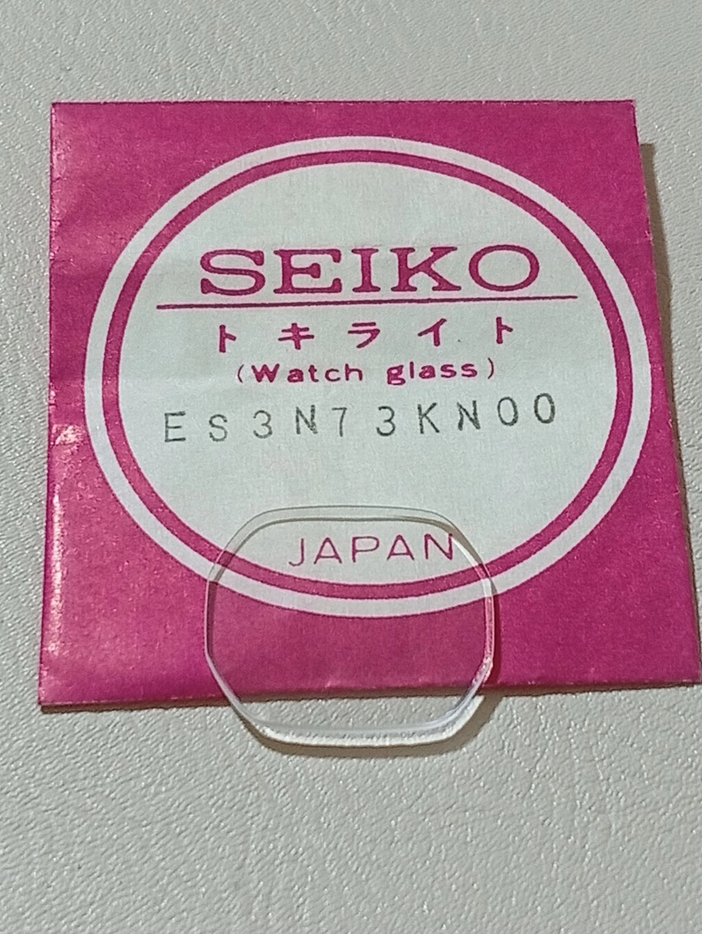 SEIKO GENUINE CRYSTAL GLASS WATCH ES3N73KN00