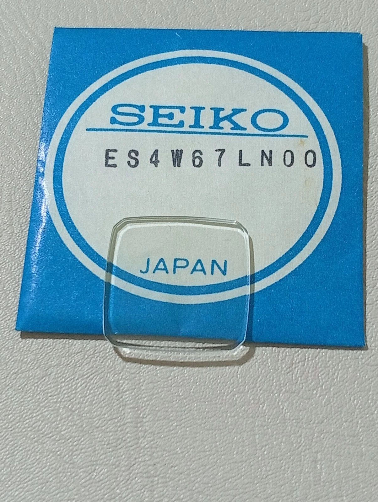 Seiko ES4W67LN00 Glass Crystal Original NOS