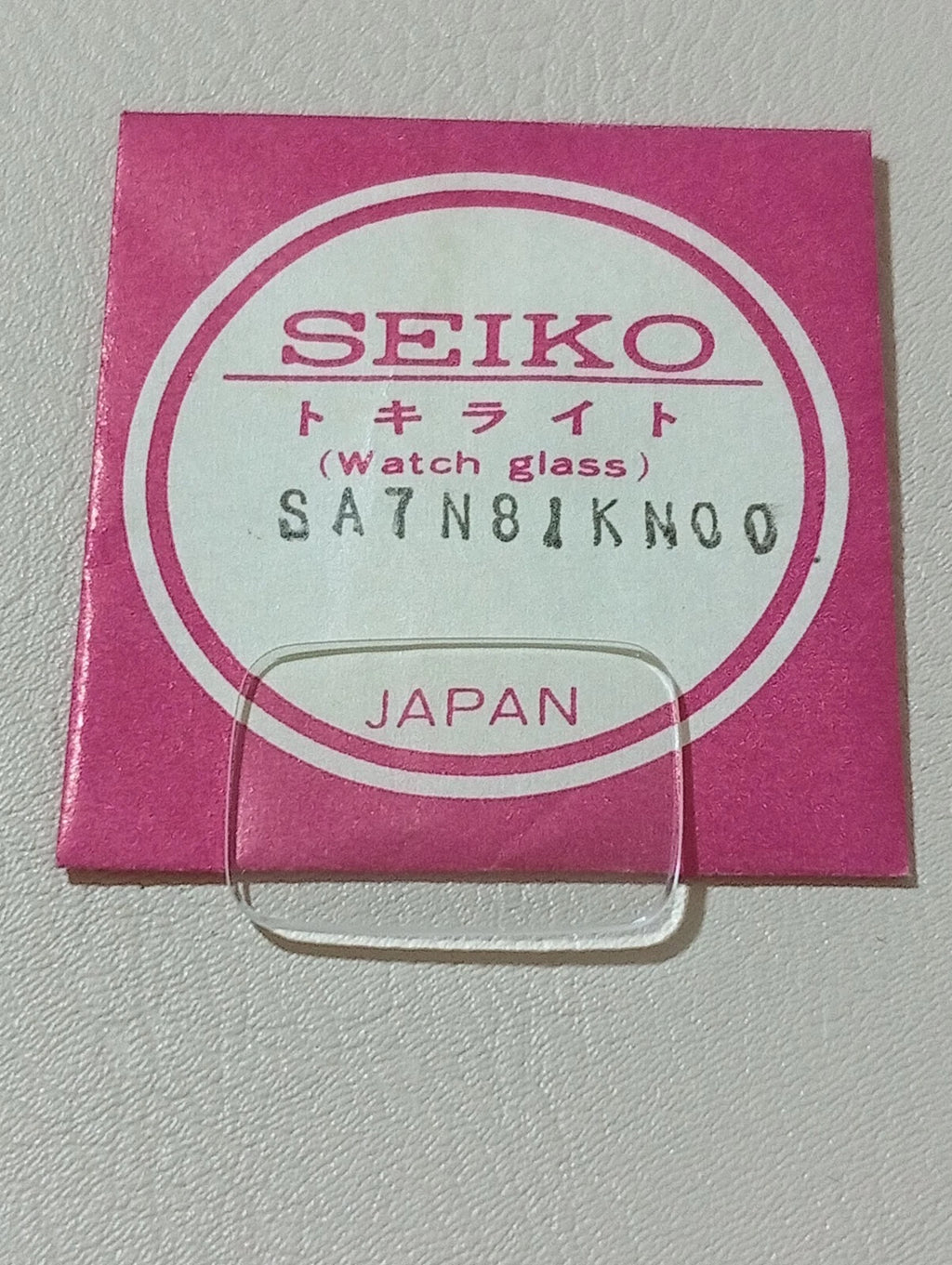 Seiko SA7N81KN00 Crystal Glass Watch Original NOS