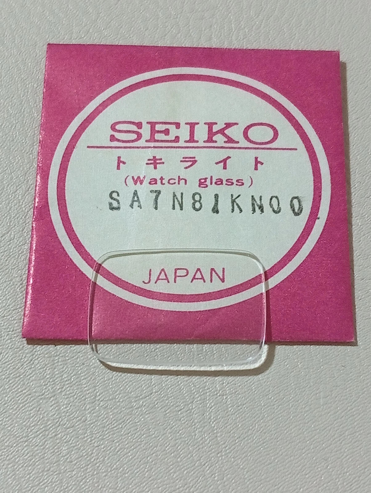Seiko SA7N81KN00 Crystal Glass Watch Original NOS
