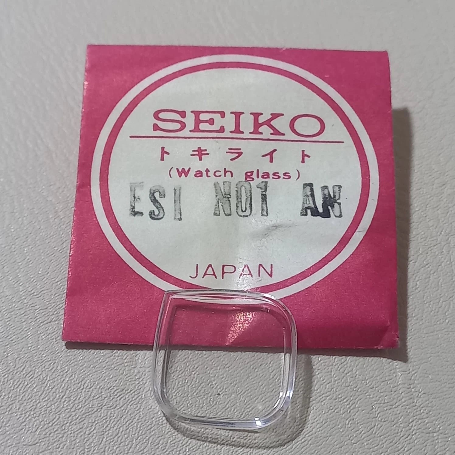 Seiko Genuine Watch Crystal ES1N01AN, NOS