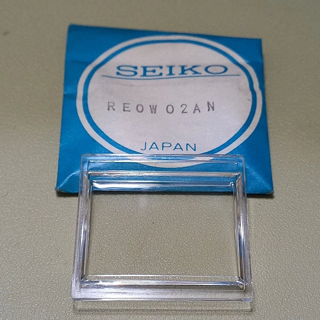 Seiko NOS Watch Glass. RE0W02AN Vintage Seiko Watch Crystal