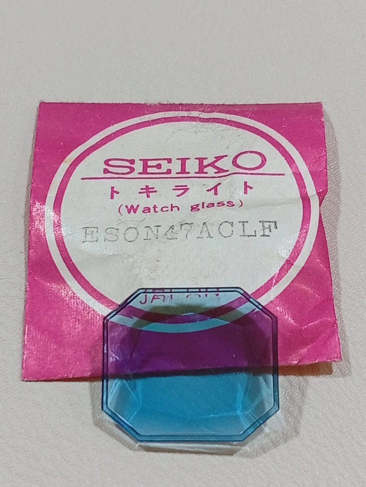 Seiko ES0N47ACLF Crystal Glass Watch Original NOS