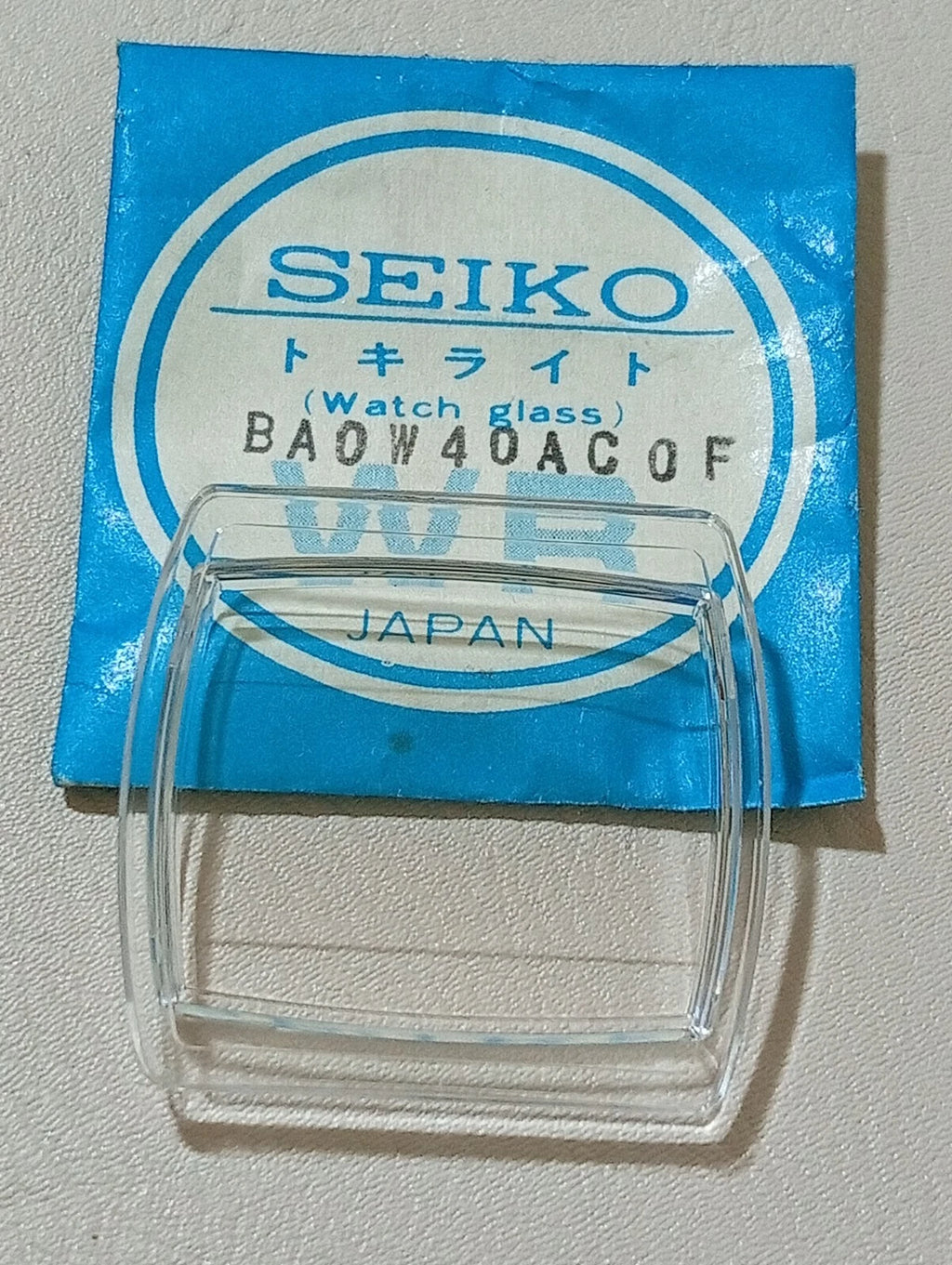 Seiko BA0W40AC0F Watch Glass For Case 6309-5000. NOS