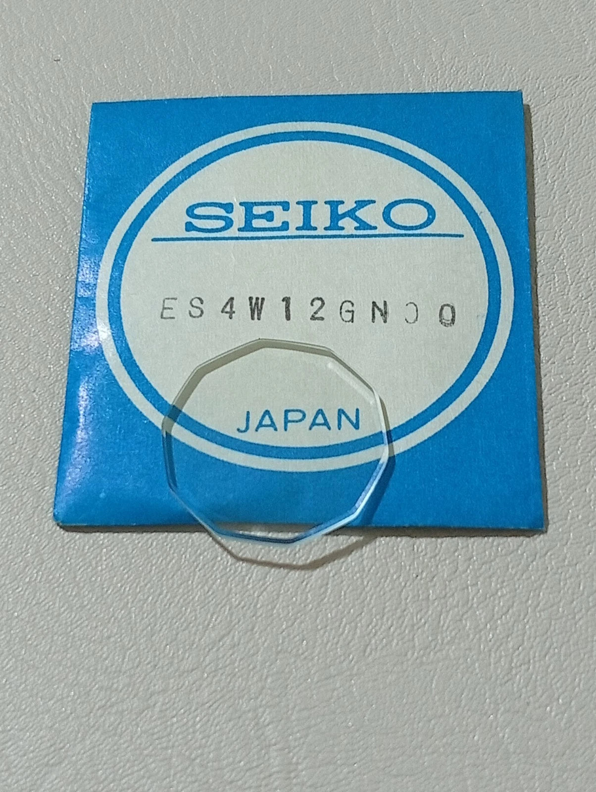 Seiko ES4W12GN00 Glass Crystal Original NOS
