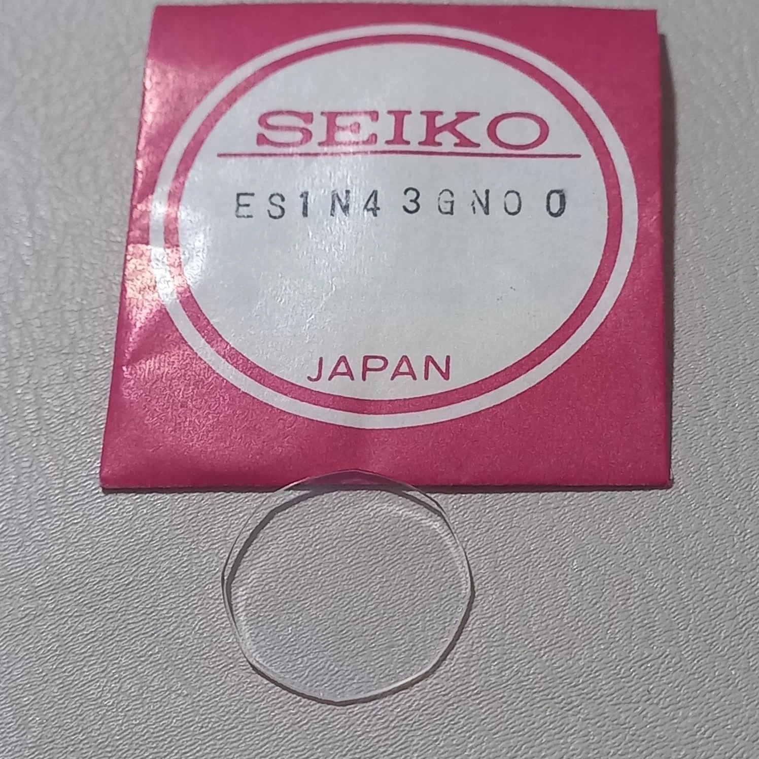 Seiko to fit Watch Crystal ES1N43GN00 for 4300-7000; Diameter - 17.42mm NOS