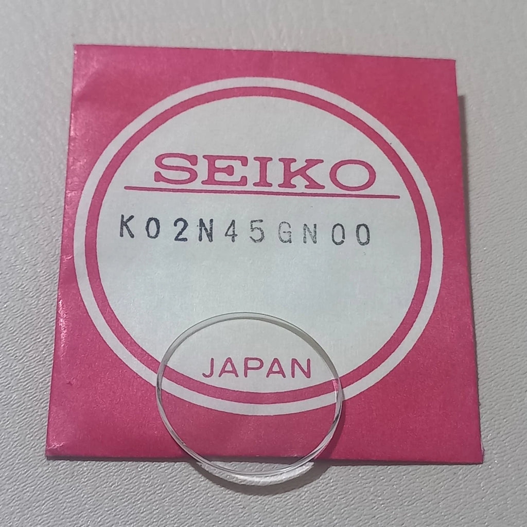 Seiko K02N45GN00 HO 18.38 x 16.88 Crystal Watch Part, NOS