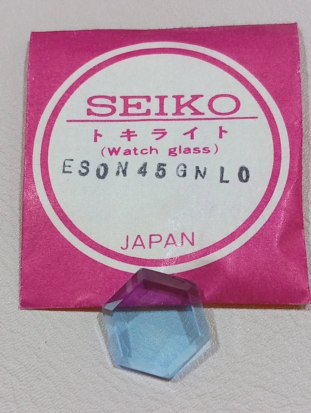 Seiko ES0N45GN L0 Vetro Crystal Glass Watch Glass Verre Original NOS per 1100-76