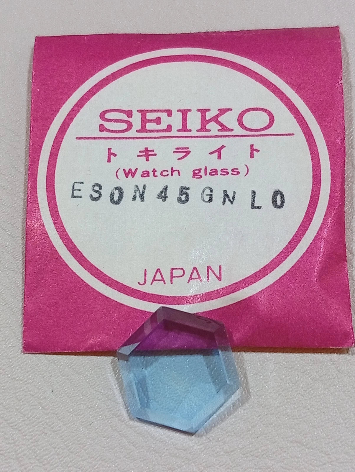 Seiko ES0N45GN L0 Vetro Crystal Glass Watch Glass Verre Original NOS per 1100-76