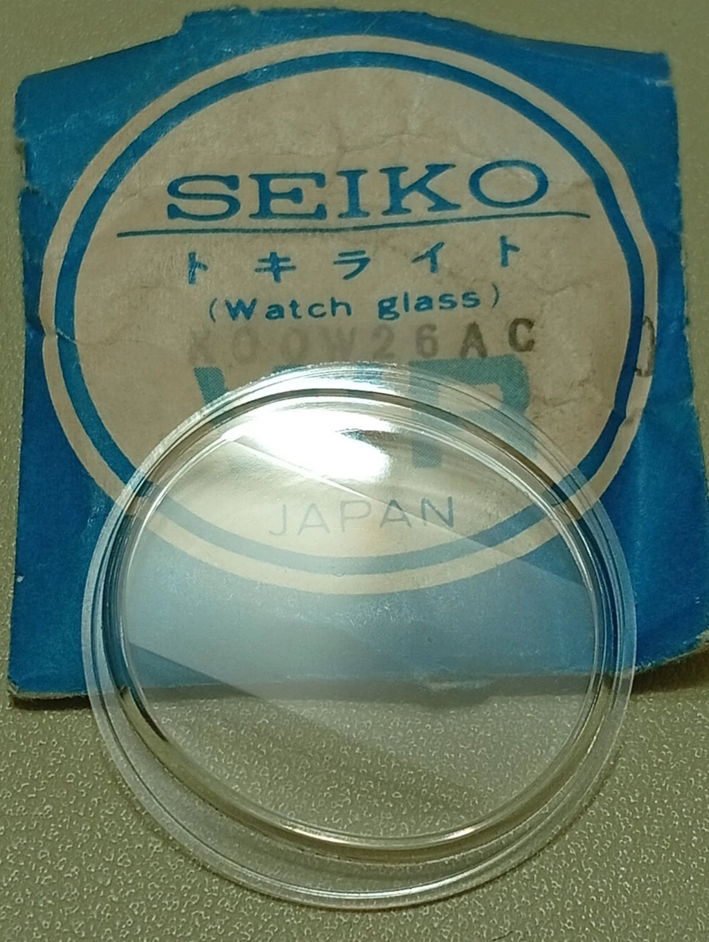 SeikoGlass K00W26AN For Seiko 2206-5000 NOS