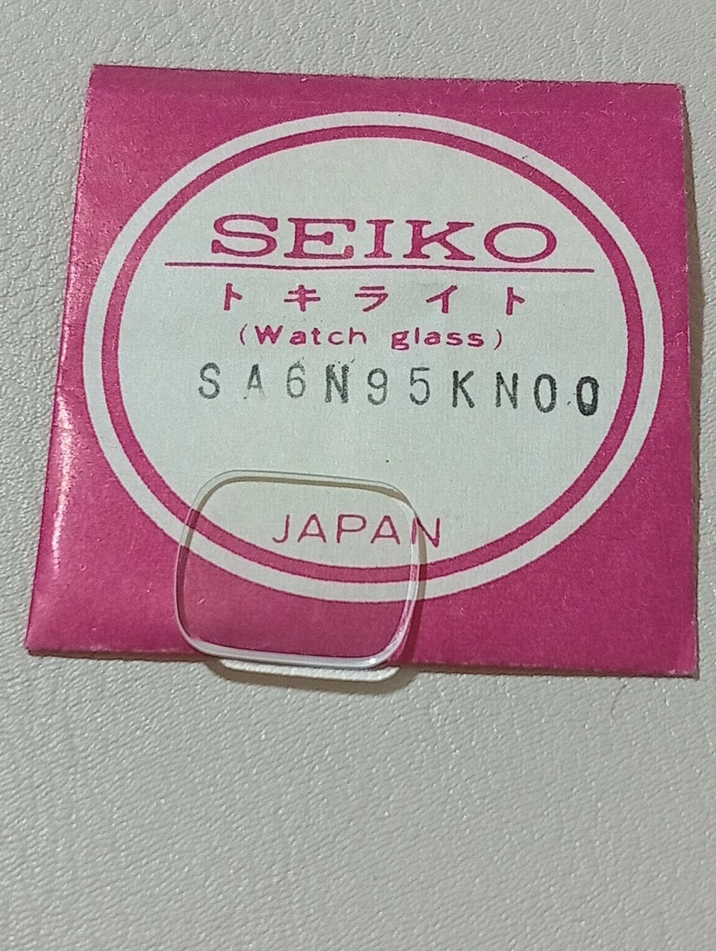 Seiko SA6N95KN00 Crystal Glass Watch Original NOS