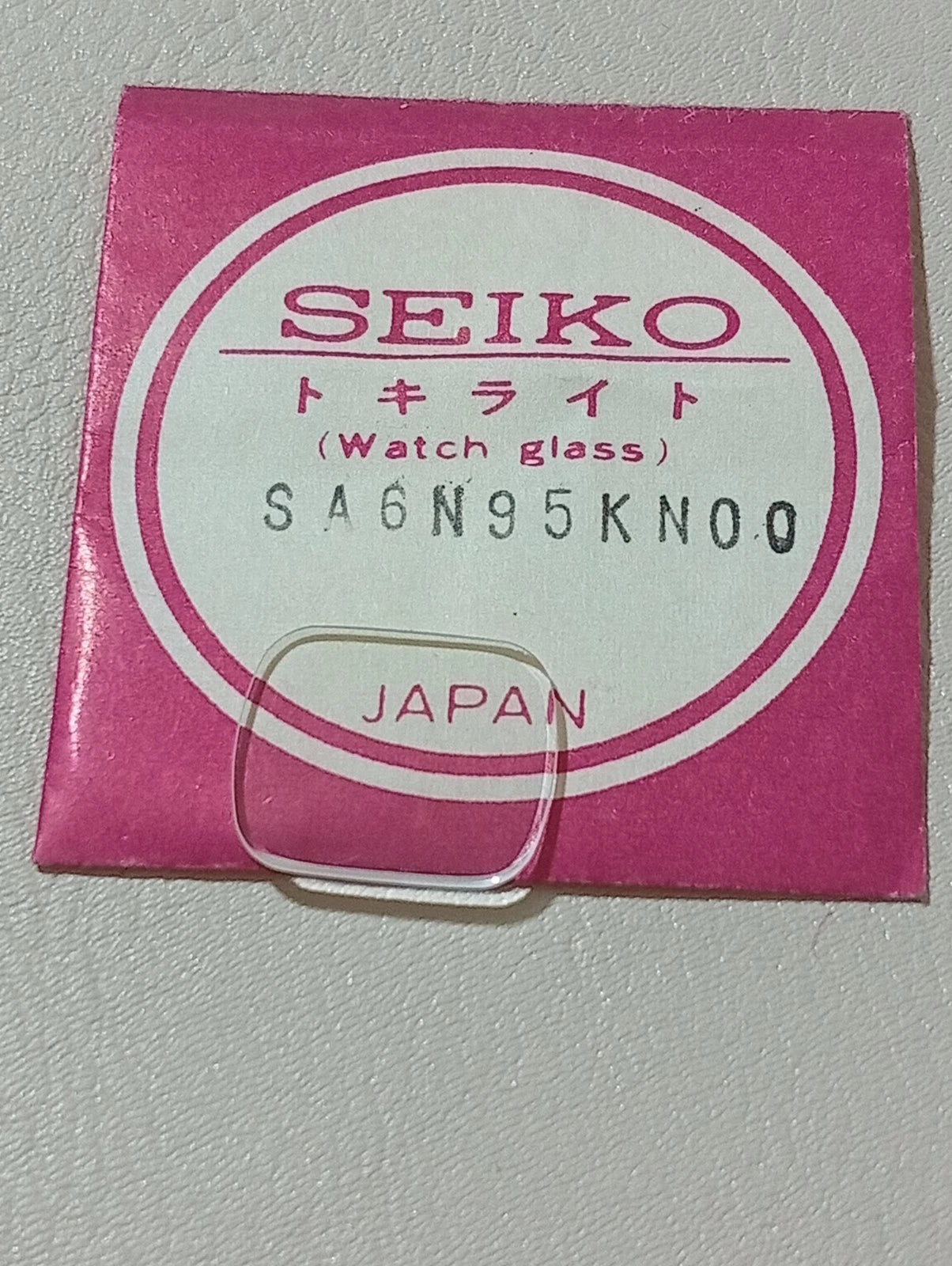 Seiko SA6N95KN00 Crystal Glass Watch Original NOS