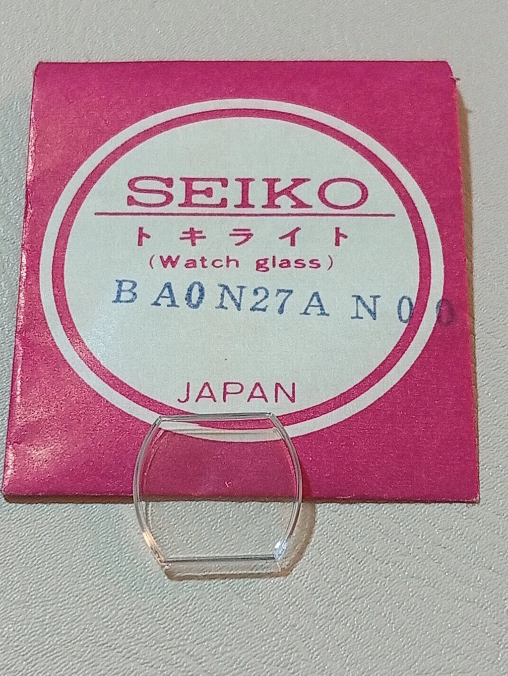 Seiko GLASS BA0N27AN00 Crystal For Seiko 2559-3010 Parts NOS
