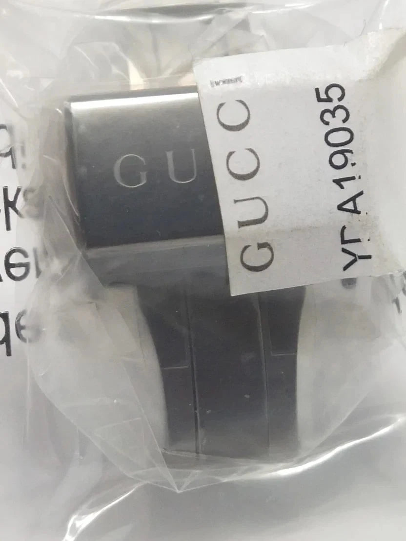 GUCCI Watch Clasp – Silver-Colored Ceramic – 24mm – Part No. YDA19035 – NOS Genu