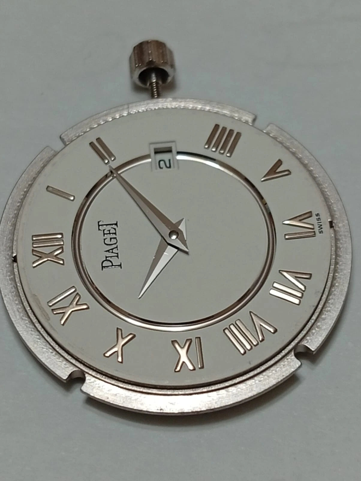 PIAGET MOVEMENT CAL.256P WITH DAIL & HANDS / CROWN WHITE GOLD FULL WORK