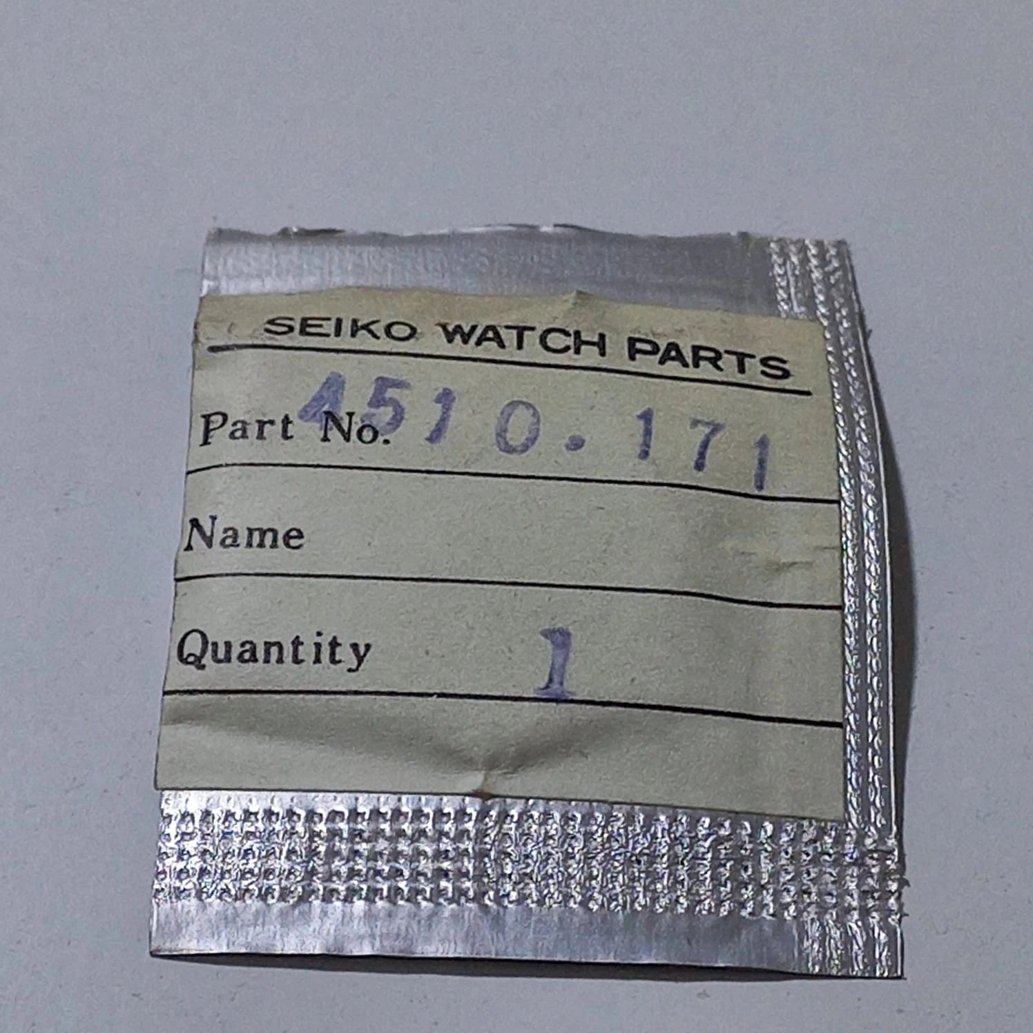 SEIKO 4510-171 4510171 Liquid Crystal Panel For Seiko F051A Silver NOS