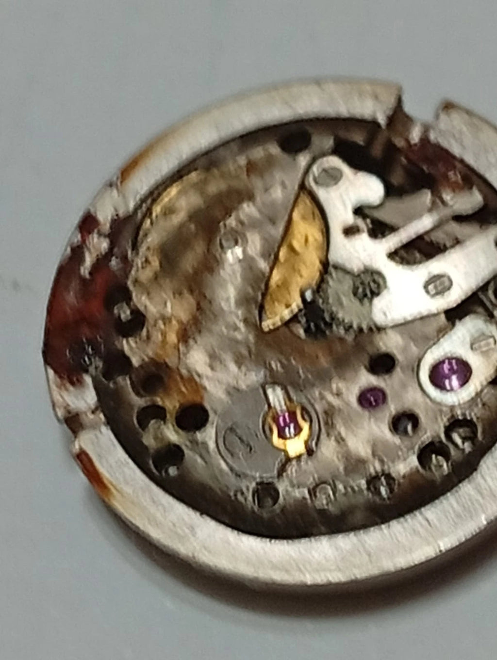 Movado manual movement for spare parts / Used